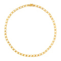 Italian Flat Curb Link 18K Gold 16