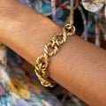 Italian Roped Link 18k Yellow Gold Bracelet