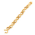 Italian Roped Link 18k Yellow Gold Bracelet