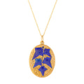 Victorian Guilloche Enamel and 14k Gold Open Back Locket