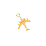 Airplane "707" 14K Gold Charm