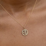 Virgo 14k Gold Zodiac Charm