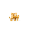 Italian Bi-Color 18K Gold Train Charm