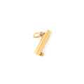 Movable Lipstick 14k Gold Charm