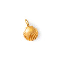 Movable 18k Gold and Pearl Shell Charm
