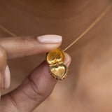 Victorian Gilt Heart Locket