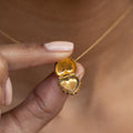 Victorian Gilt Heart Locket