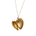 Victorian 18K Gold Nut Locket Necklace