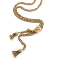 Victorian Tassel Slide Necklace