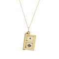 Movable Playing Cards 14K Gold, Enamel, And Paper Charm