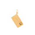 Enamel Envelope 14k Gold Charm