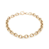 14k Yellow Gold Cable Chain Link Bracelet