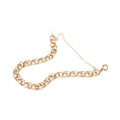 14k Yellow Gold Double Link Cable Chain Bracelet