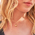 Heart And Key 14k Gold Charm