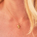 Heart And Key 14k Gold Charm
