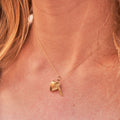 Heart And Key 14k Gold Charm