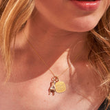 18k Gold Pisces Charm