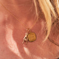 18k Gold Pisces Charm