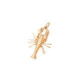 14k Gold Lobster Charm