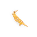 Canary Bird Enamel And 14k Gold Charm