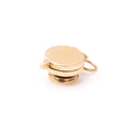 Movable Waffle Iron 14k Gold Charm