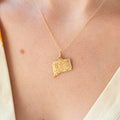Connecticut 14k Gold Charm