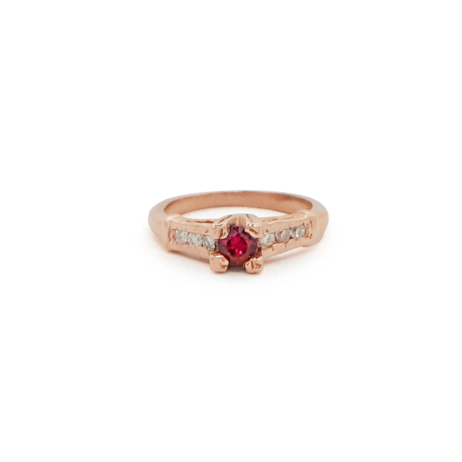 The F&B X Gemfields Ruby Major Mini Ring Necklace