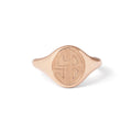 The F&B Petite Gold Signet Ring