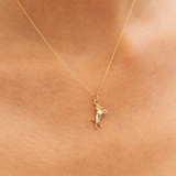 Petite Ram 10K Gold Aries Zodiac Charm