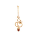 The F&B Snake Charmer Hoop Earrings