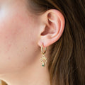The F&B Snake Charmer Hoop Earrings
