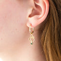 The F&B Snake Charmer Hoop Earrings