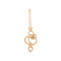 The F&B Snake Charmer Hoop Earrings