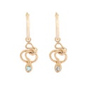 The F&B Snake Charmer Hoop Earrings