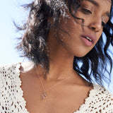 The F&B Rose Gold Snake Charmer Necklace