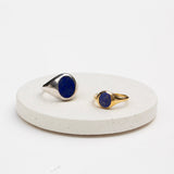 The F&B Petite Stone Signet Ring