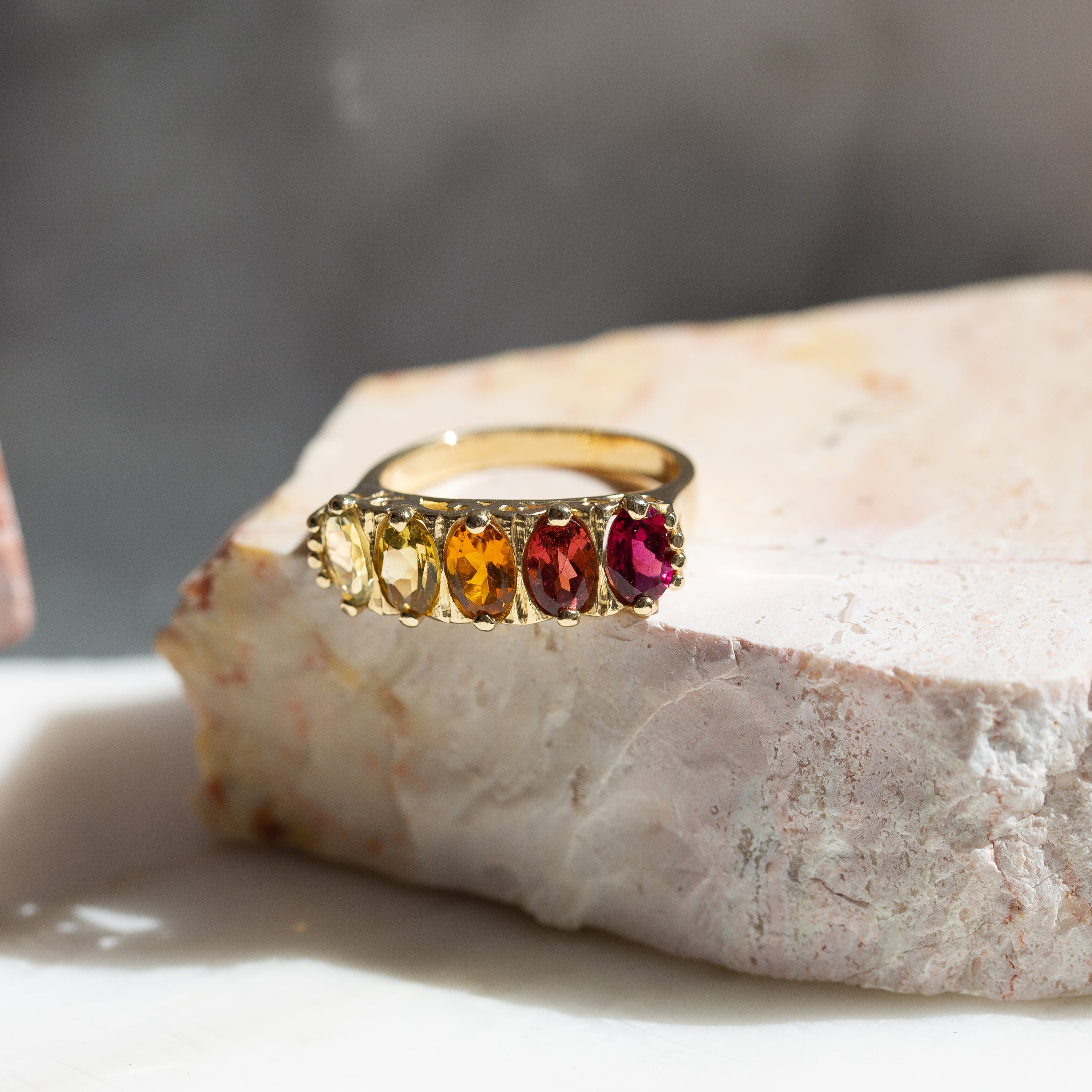 The F&B Sunset Ombre Ring