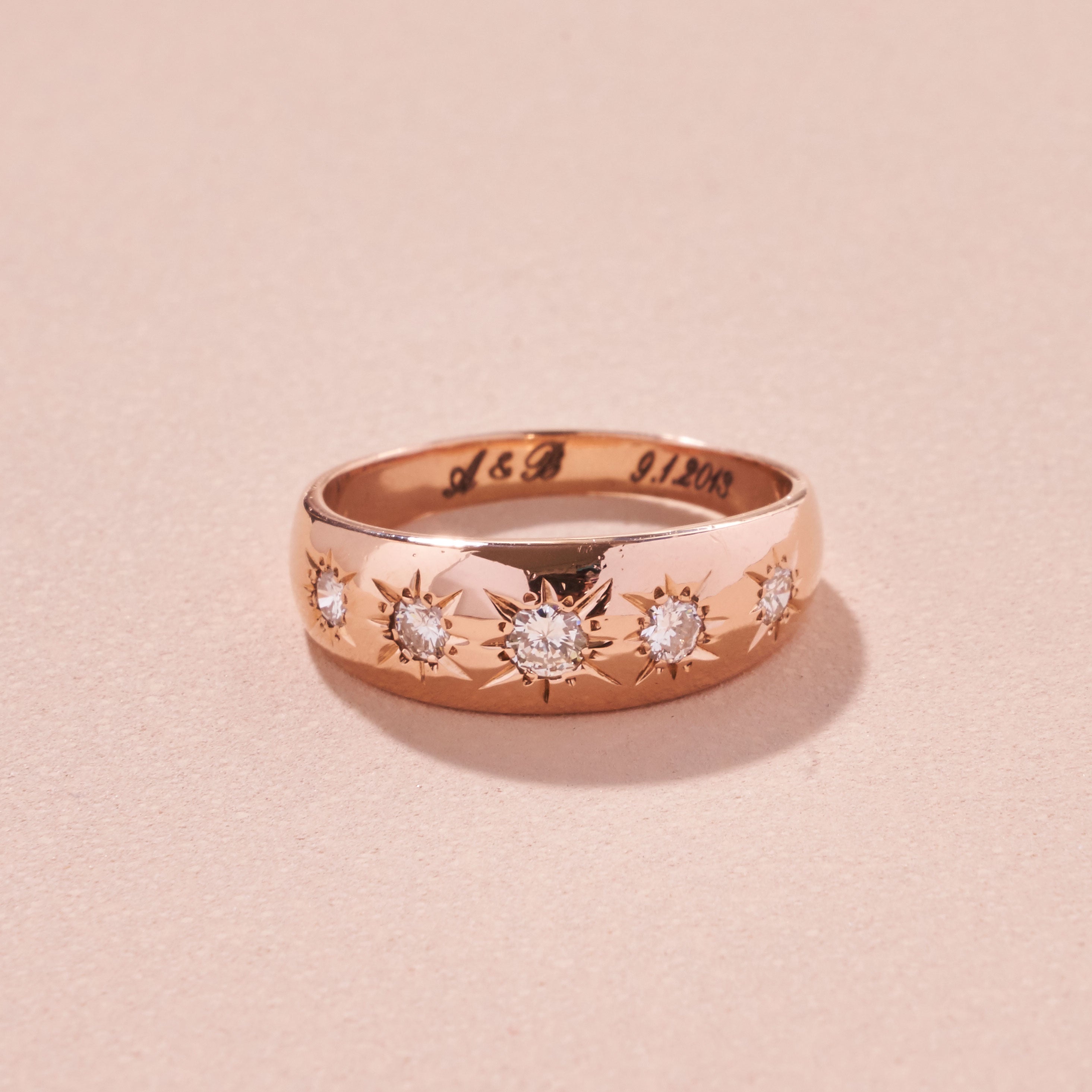 The F&B Custom 5-Starburst Ring