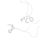 Diamond Number "6" 14k Gold Charm