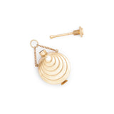 Perfume Bottle 14k Gold Pendant Necklace