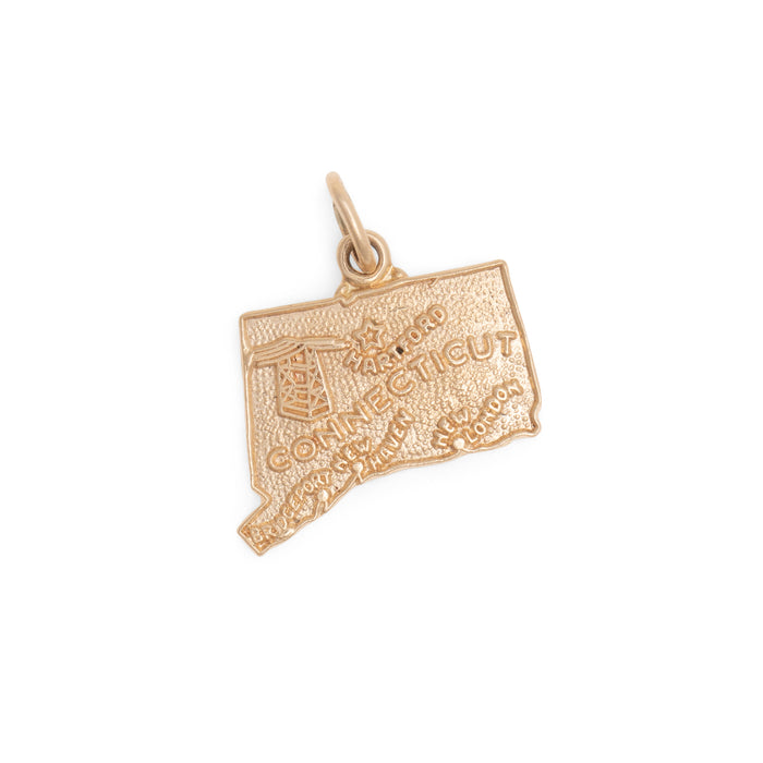 Connecticut 14k Gold Charm