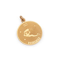 Aquarius 14k Gold Charm